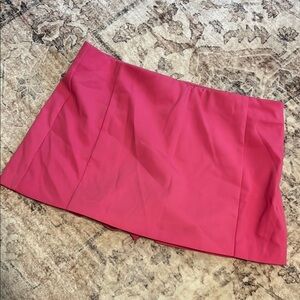 Zara Pink Mini Pencil Skort for Night Out